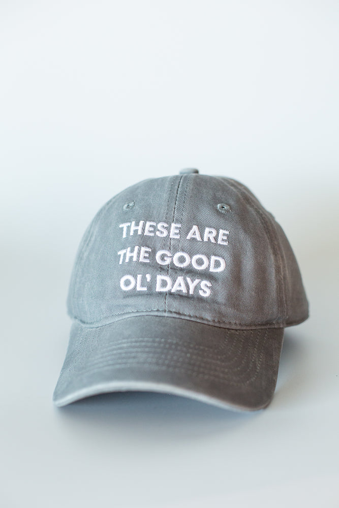 
                  
                    Load image into Gallery viewer, These are the good ol&amp;#39; days -  Baseball Cap Child Size
                  
                