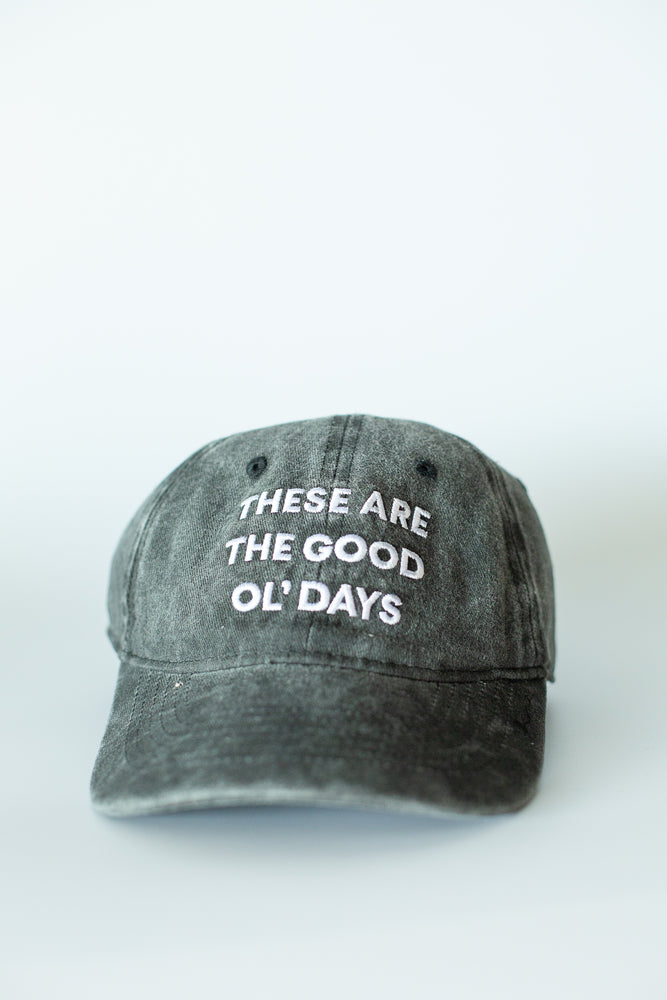 
                  
                    Load image into Gallery viewer, These are the good ol&amp;#39; days -  Baseball Cap Child Size
                  
                