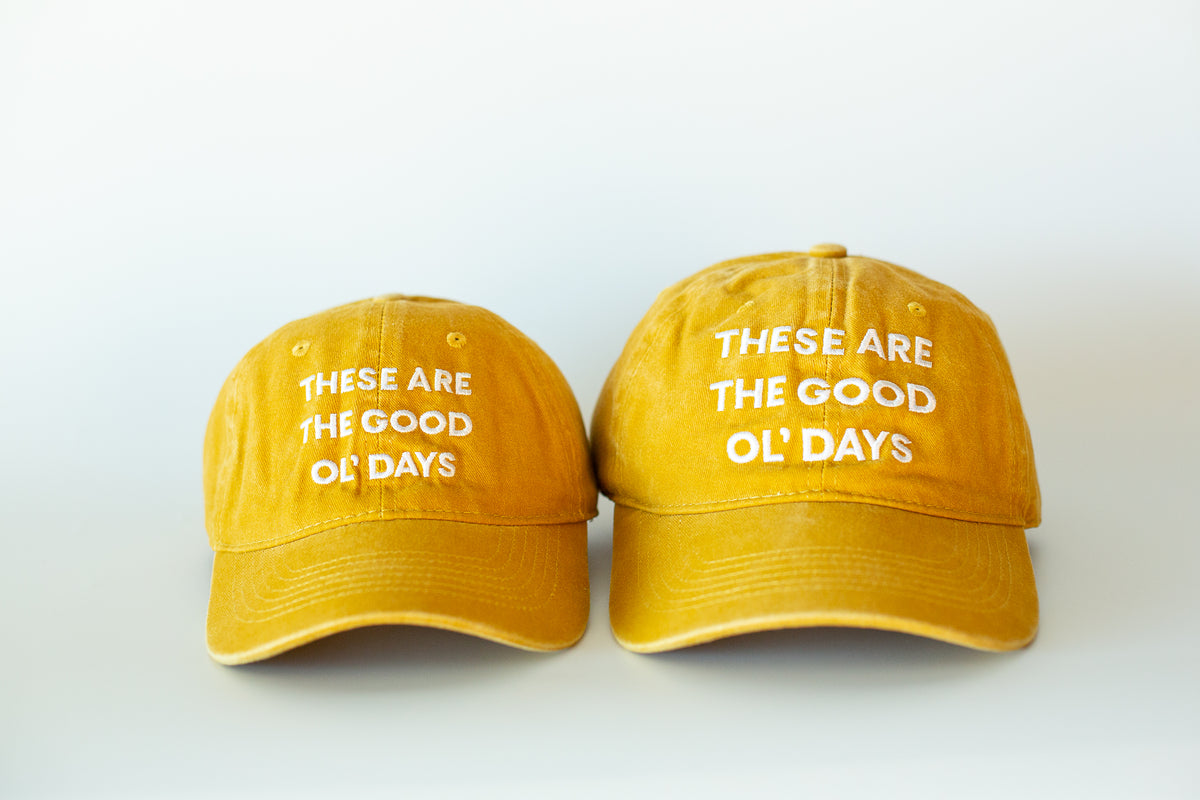 These Are the Good Ol' Days Baseball Cap | Child Size | Modern Burlap