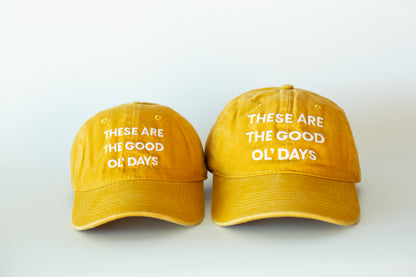 These Are the Good Ol' Days Baseball Cap | Child Size | Modern Burlap