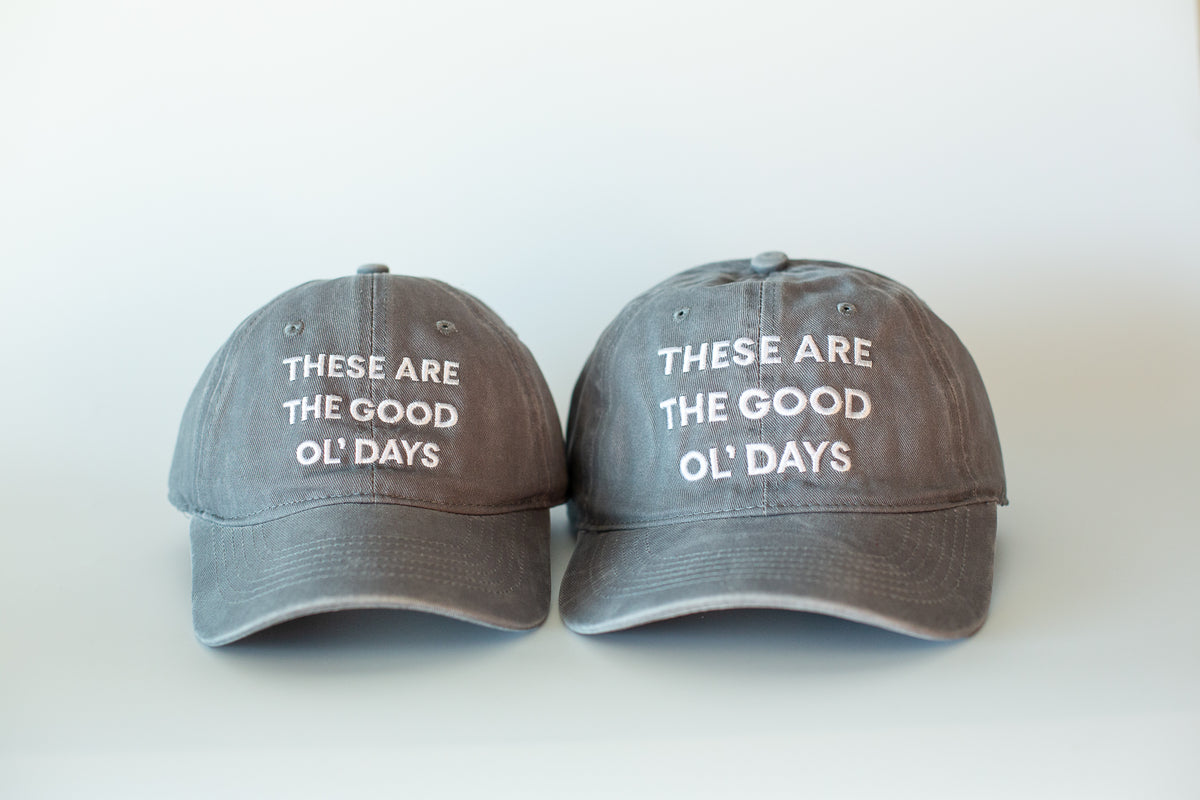 These Are the Good Ol' Days Baseball Cap | Child Size | Modern Burlap