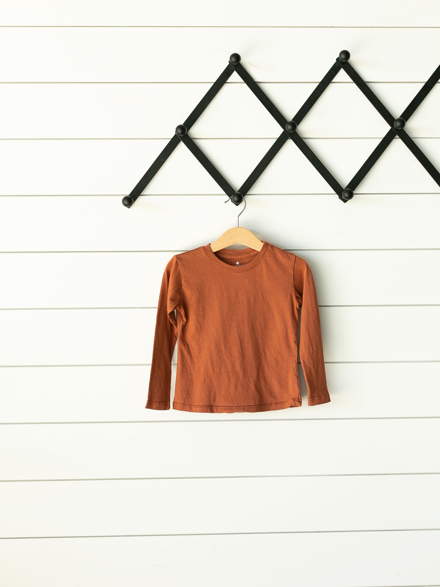 Made in the USA | Hebrews 12:1 Kid L/S Crewneck Tee - Sunburn