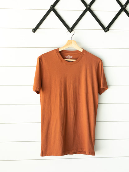 Made in the USA | Hebrews 12:1 Unisex S/S Crewneck Tee - Sunburn