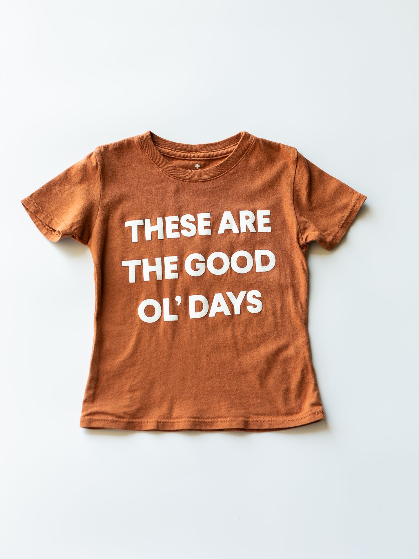 Made in the USA | These Are The Good Ol' Days Kid S/S Crewneck Tee - Sunburn