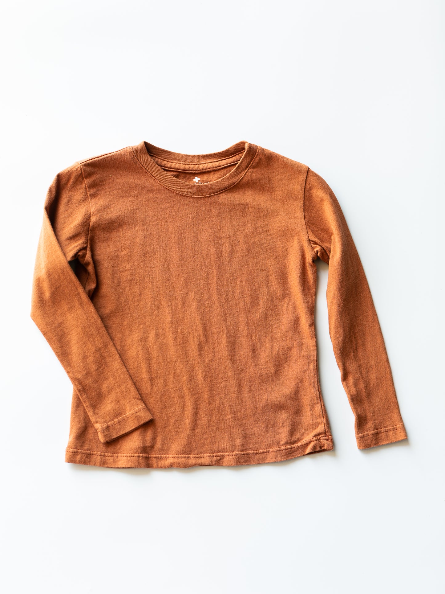 Made in the USA | Hebrews 12:1 Kid L/S Crewneck Tee - Sunburn