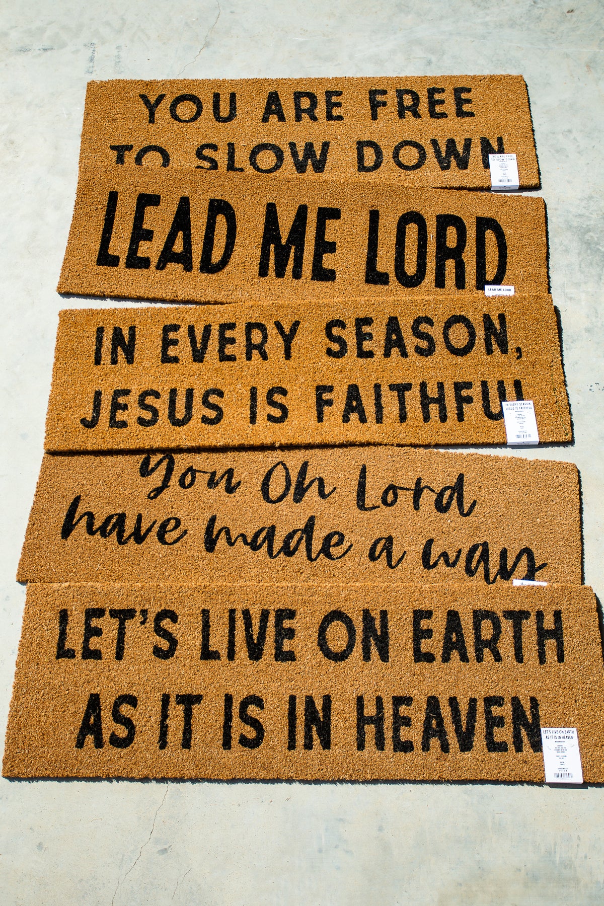 XL Doormat | You Are Free to Slow Down | Coconut Coir