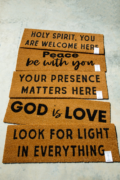 XL Doormat | Your Presence Matters Here | Coconut Coir