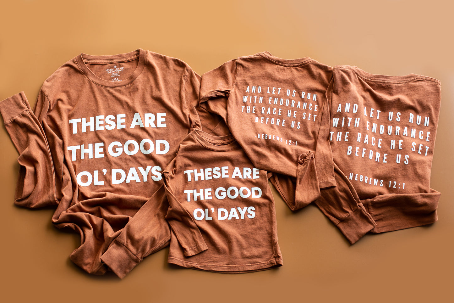 Made in the USA | These Are The Good Ol' Days Unisex L/S Crewneck Tee - Sunburn