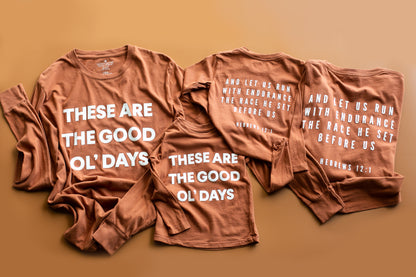 Made in the USA | These Are The Good Ol' Days Unisex L/S Crewneck Tee - Sunburn