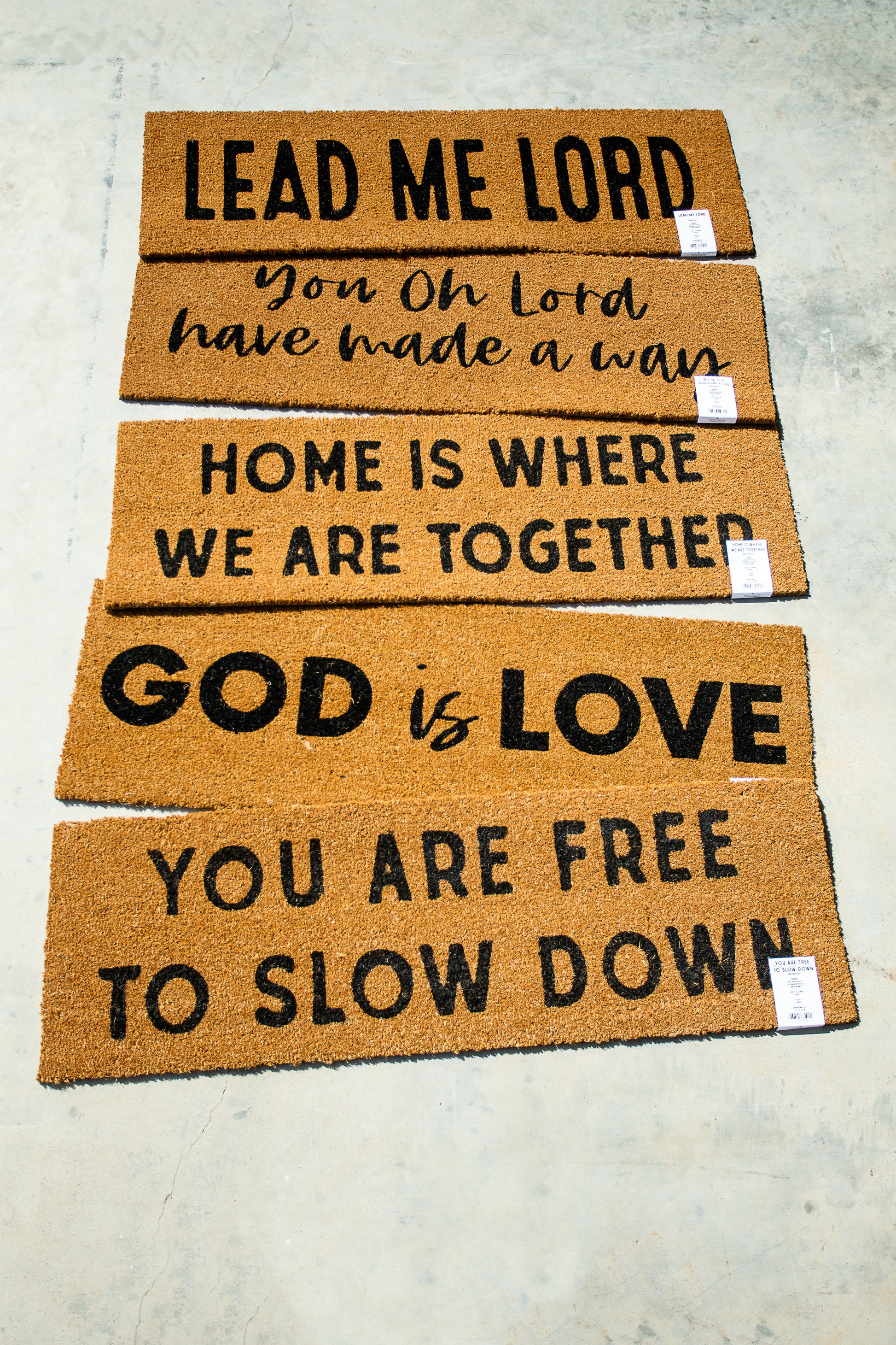 XL Christian Doormat | You, O Lord, Have Made a Way | Coconut Coir