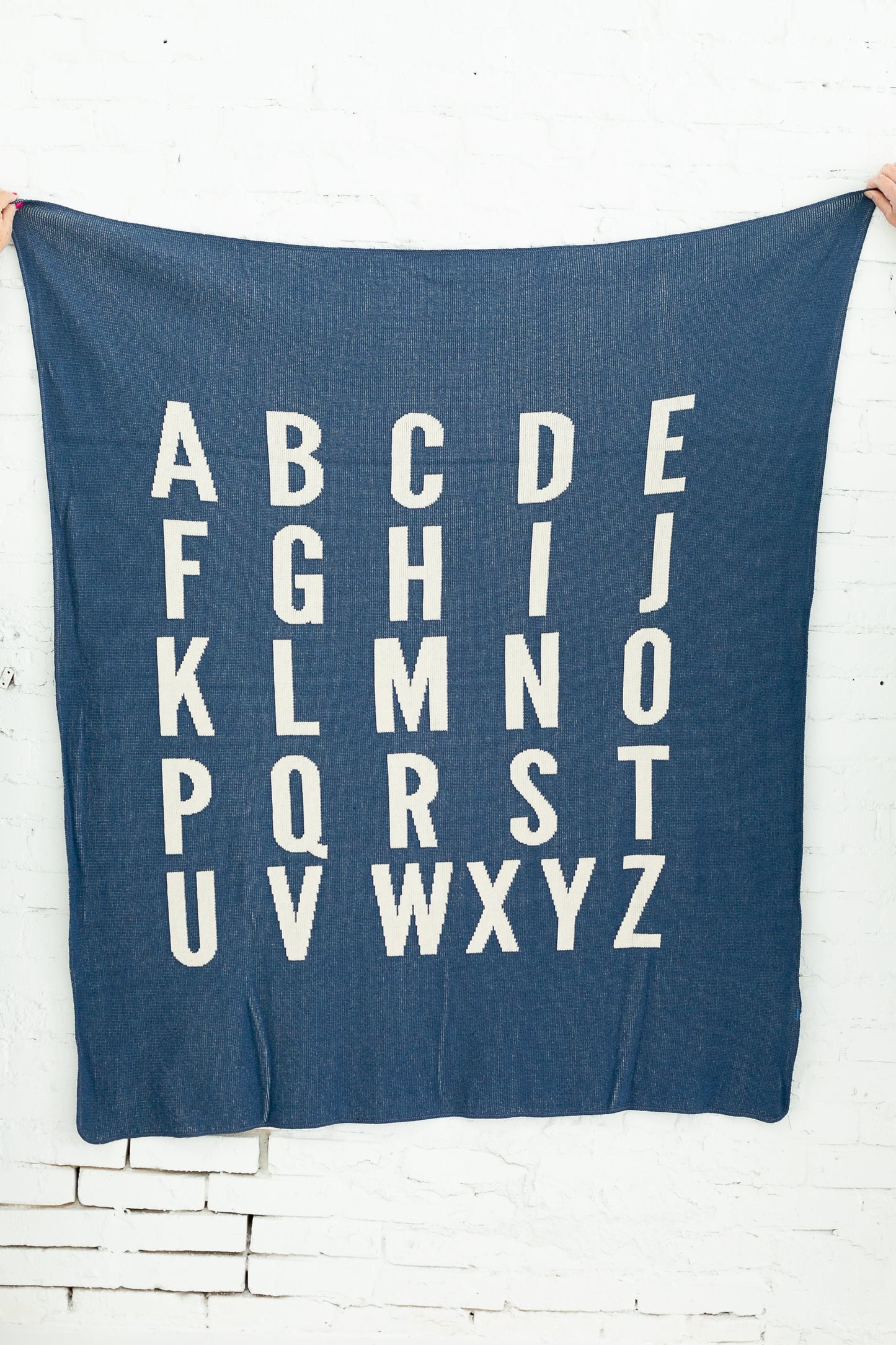 ABC Recycled Cotton Throw Blanket | Made in USA