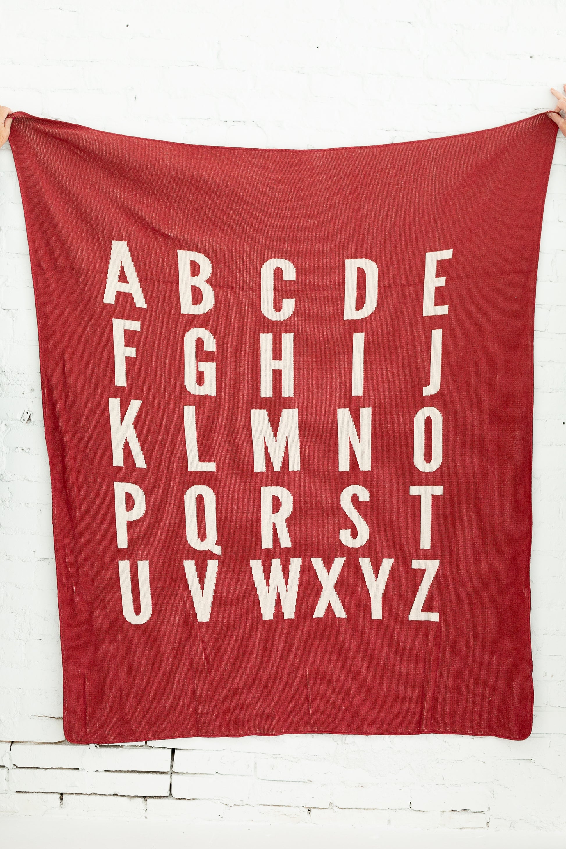 ABC Recycled Cotton Throw Blanket | Made in USA