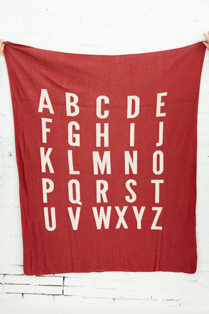 ABC Recycled Cotton Throw Blanket | Made in USA
