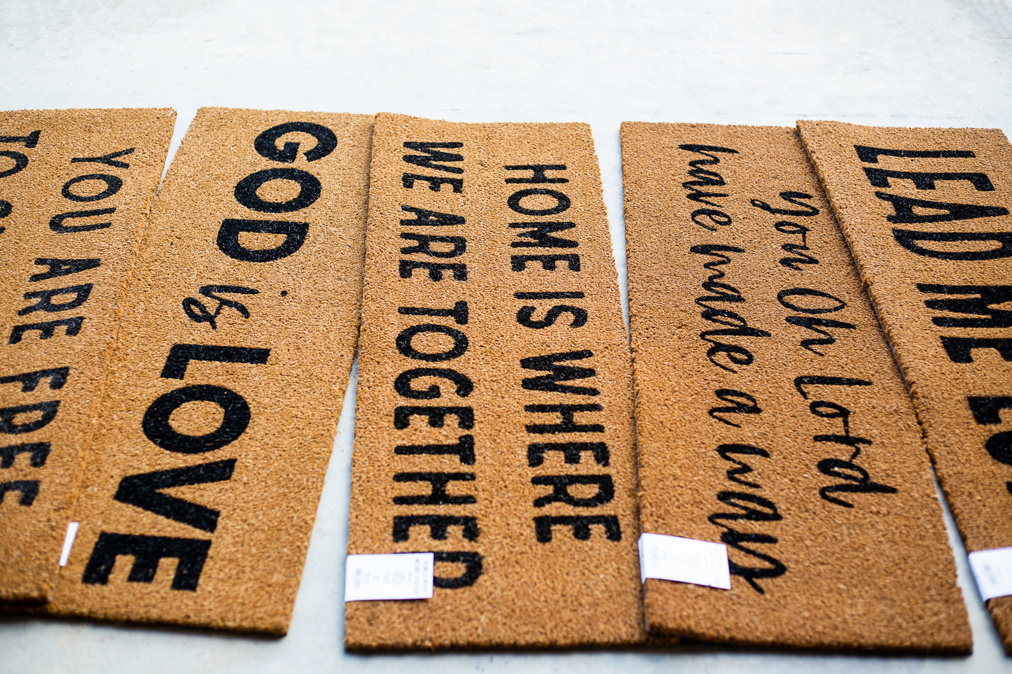 XL Christian Doormat | You, O Lord, Have Made a Way | Coconut Coir