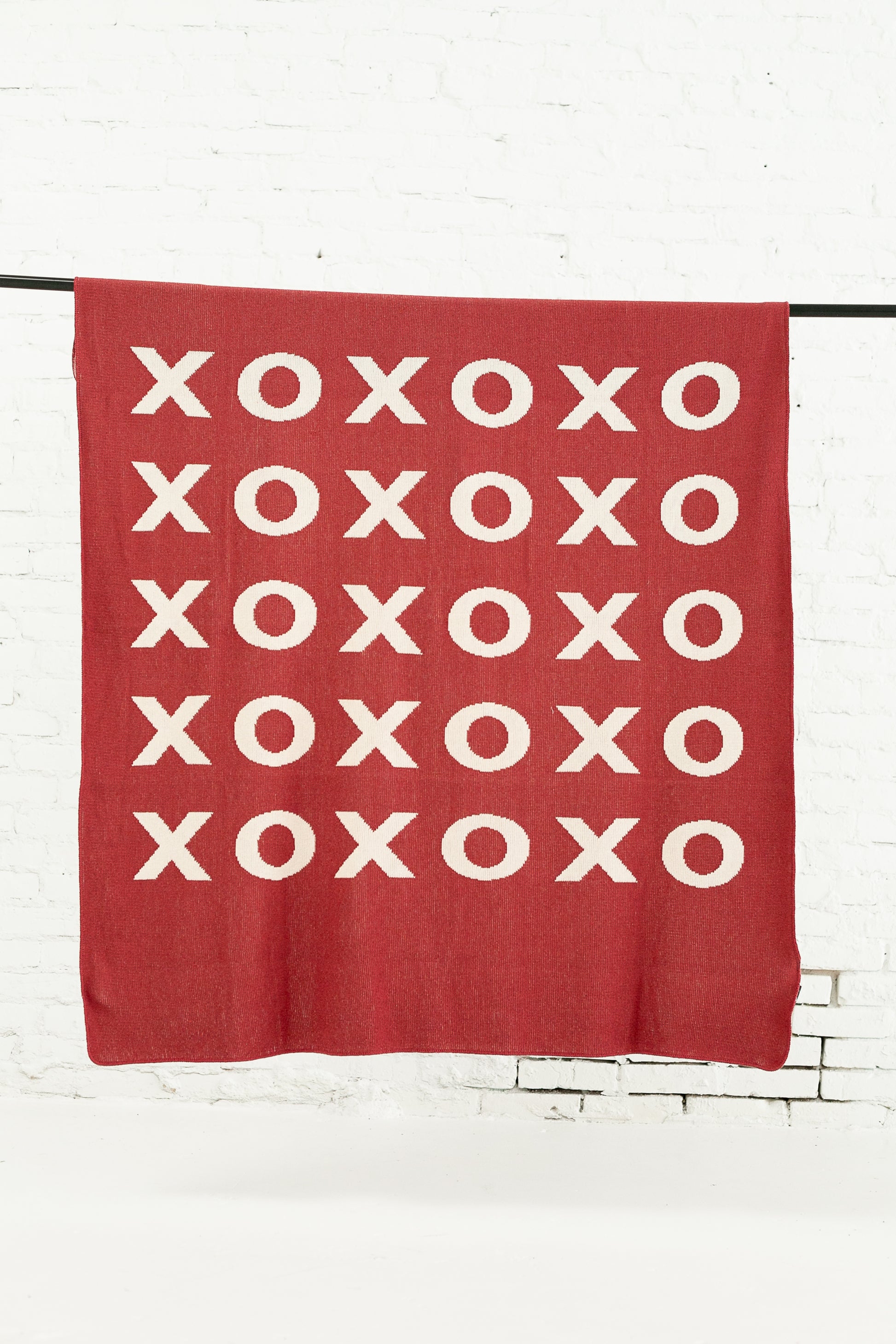 XO Recycled Cotton Throw Blanket | Made in USA