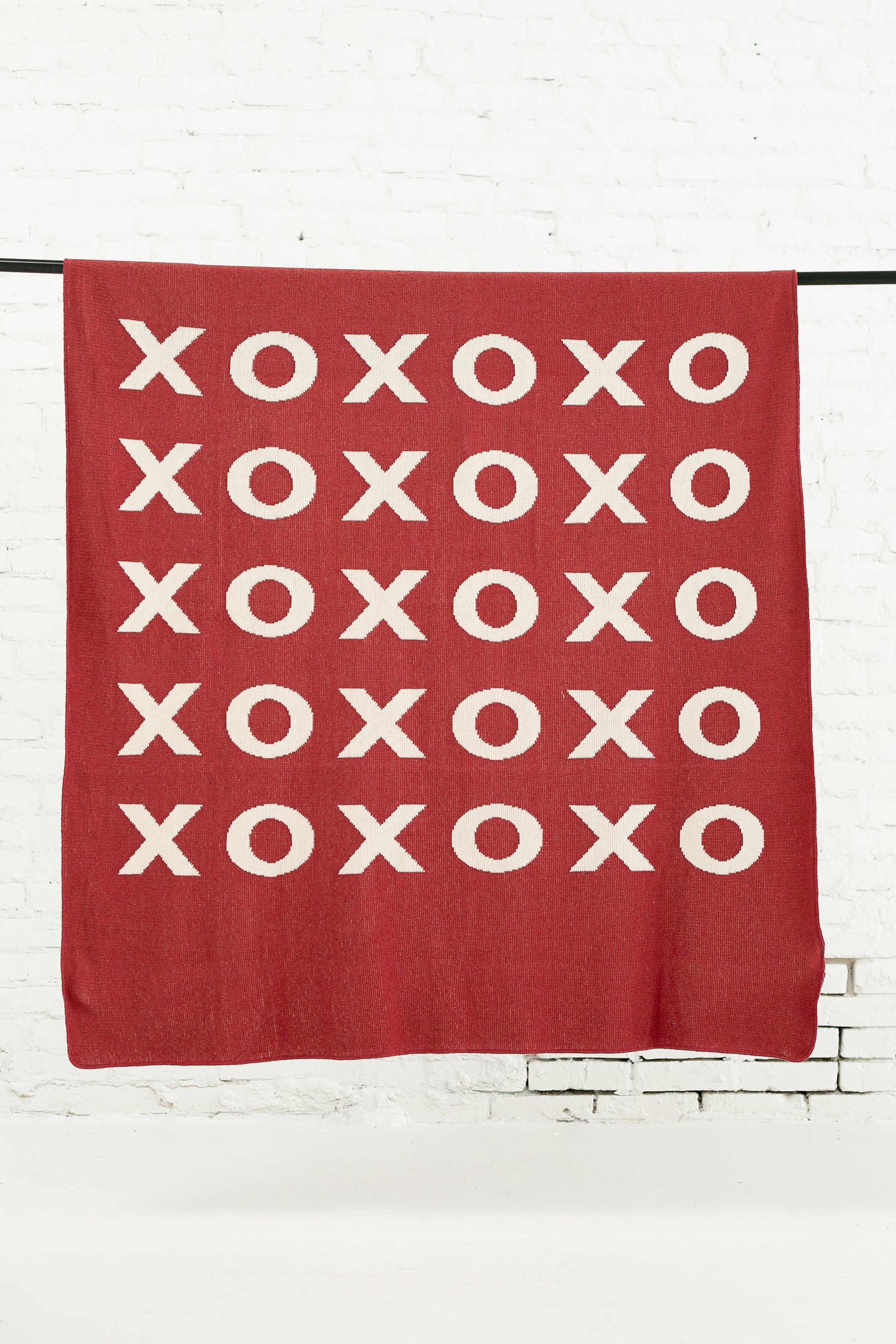 XO Recycled Cotton Throw Blanket | Made in USA