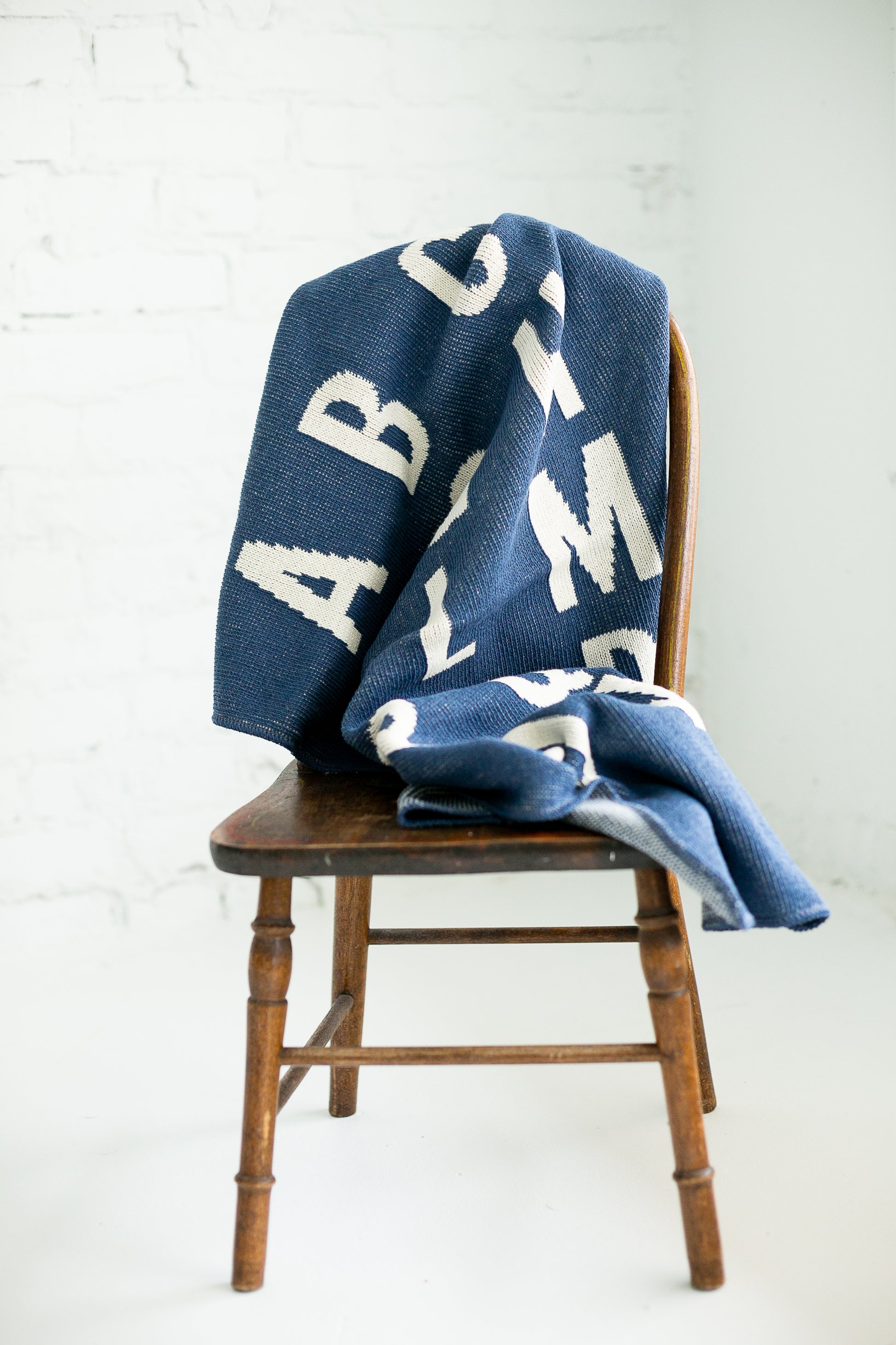ABC Recycled Cotton Throw Blanket | Made in USA