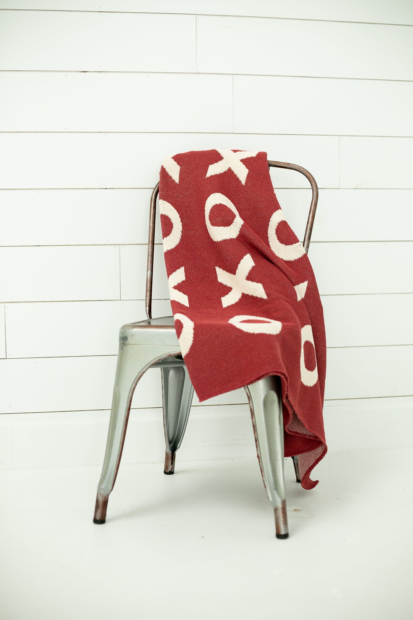 XO Recycled Cotton Throw Blanket | Made in USA