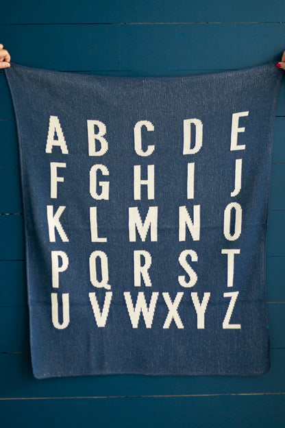 ABC Recycled Cotton Throw Blanket | Made in USA