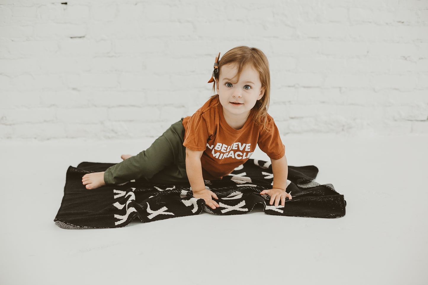 XO Recycled Cotton Throw Blanket | Made in USA