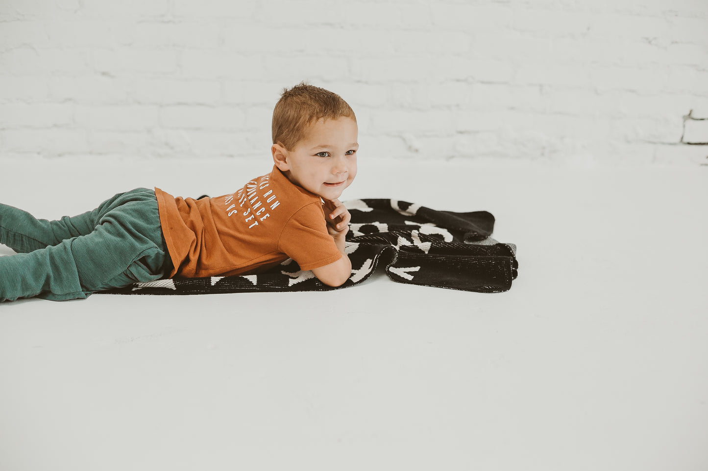 XO Recycled Cotton Throw Blanket | Made in USA