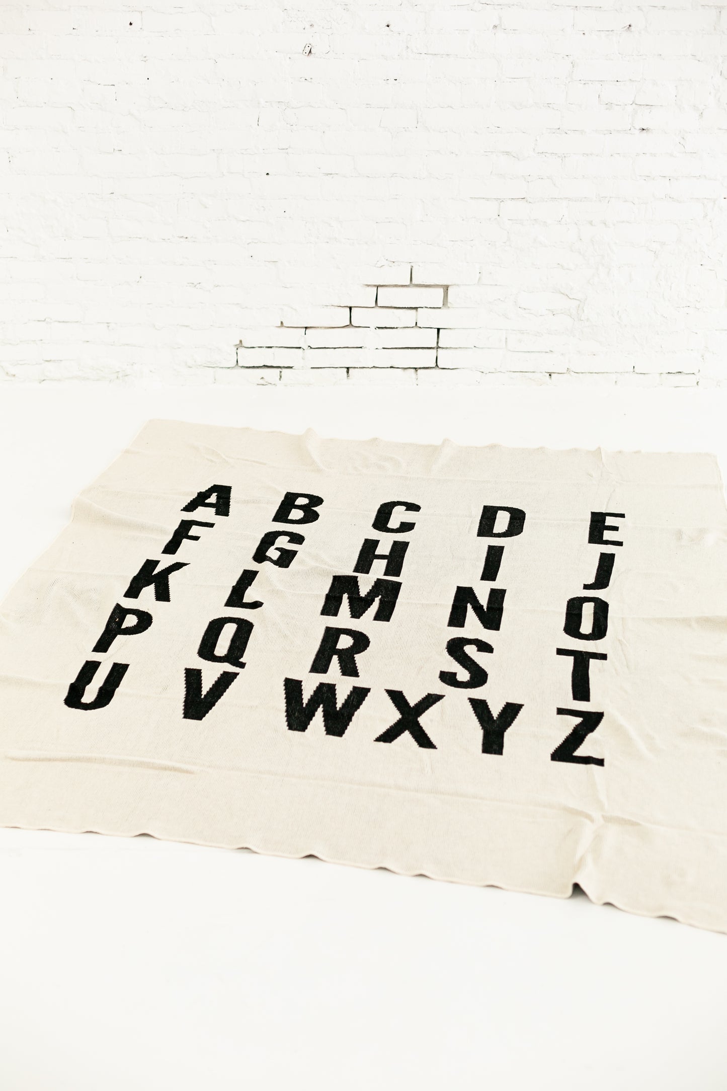 ABC Recycled Cotton Throw Blanket | Made in USA