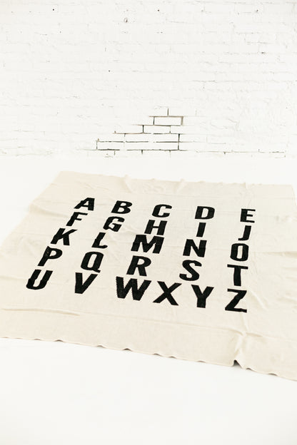 ABC Recycled Cotton Throw Blanket | Made in USA