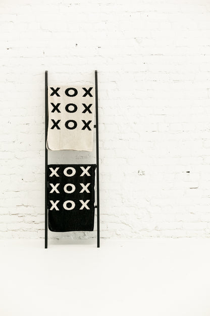 XO Recycled Cotton Throw Blanket | Made in USA