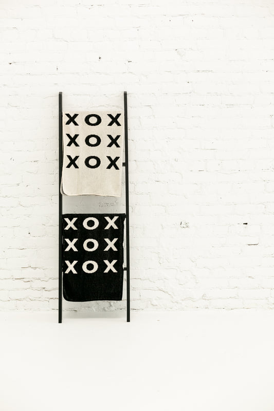 XO Recycled Cotton Throw Blanket | Made in USA