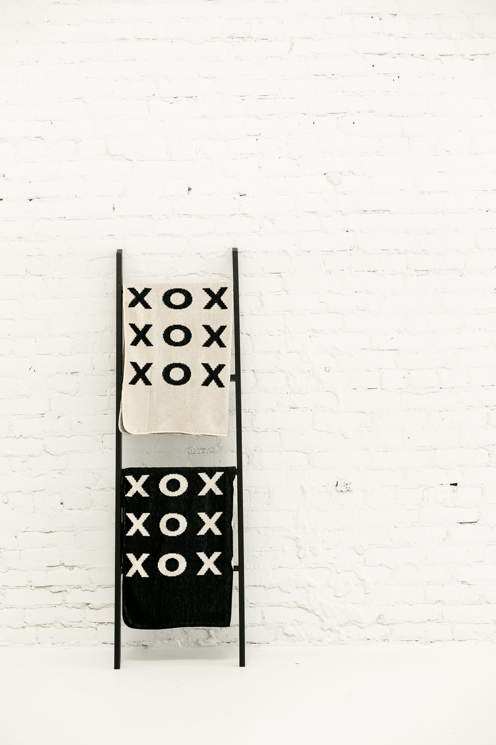 XO Recycled Cotton Throw Blanket | Made in USA