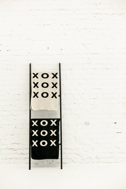 XO Recycled Cotton Throw Blanket | Made in USA