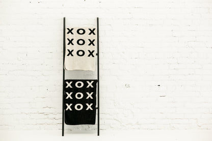 XO Recycled Cotton Throw Blanket | Made in USA