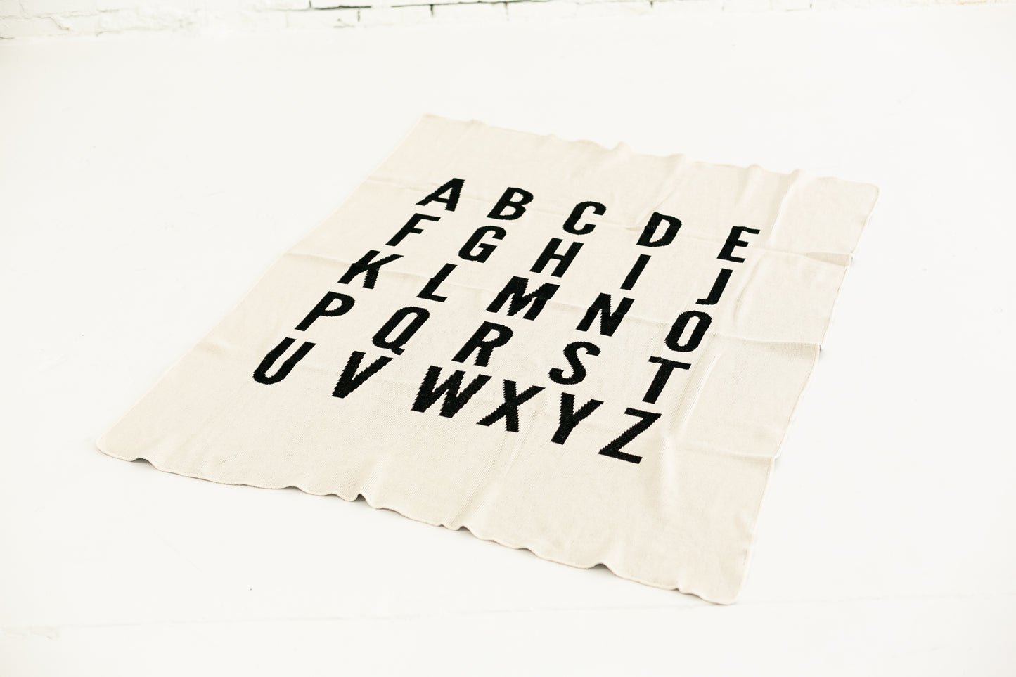 ABC Recycled Cotton Throw Blanket | Made in USA