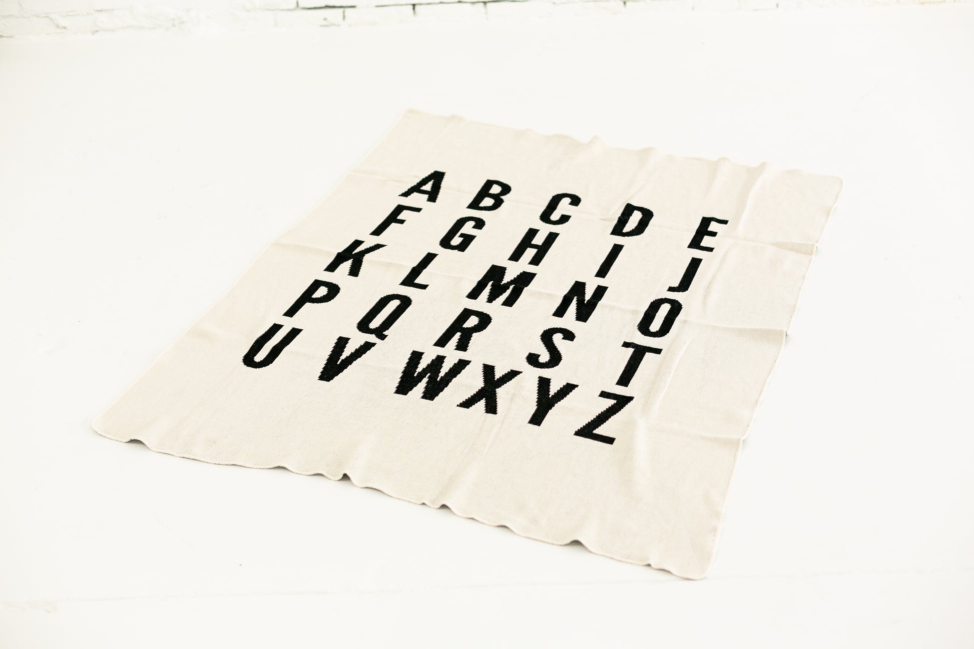 ABC Recycled Cotton Throw Blanket | Made in USA