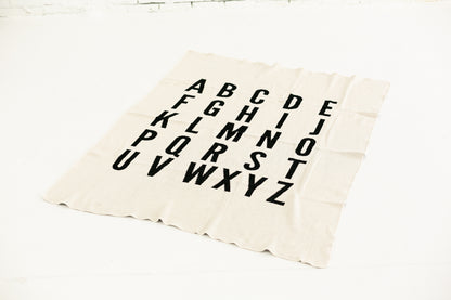 ABC Recycled Cotton Throw Blanket | Made in USA