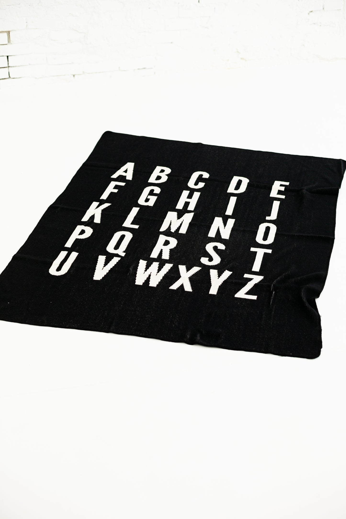 ABC Recycled Cotton Throw Blanket | Made in USA