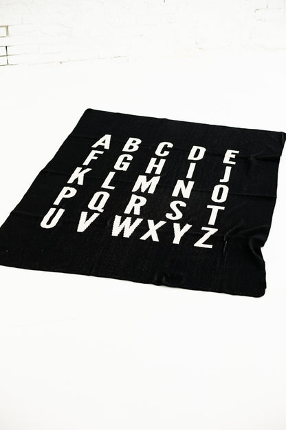 ABC Recycled Cotton Throw Blanket | Made in USA