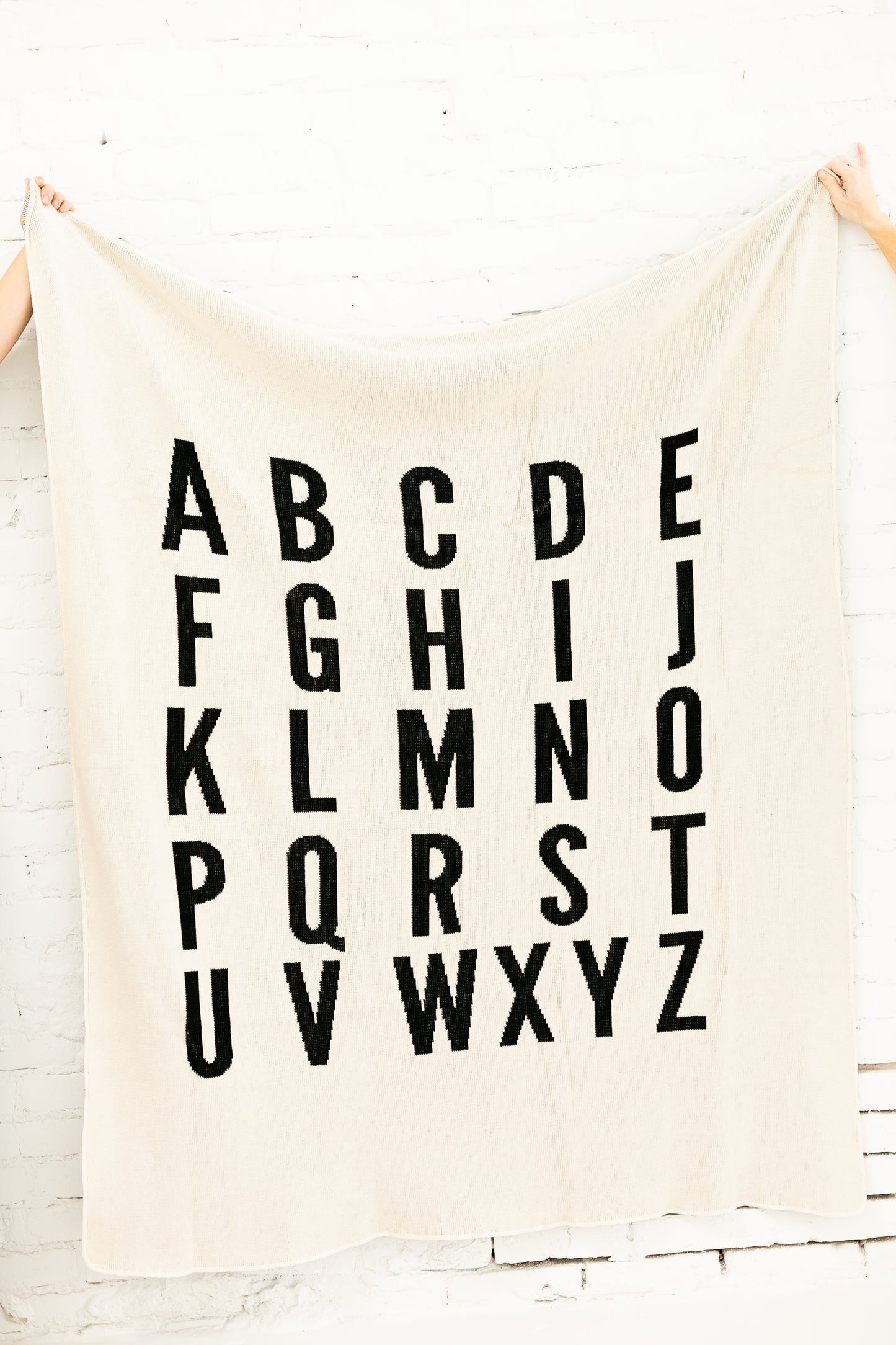 ABC Recycled Cotton Throw Blanket | Made in USA