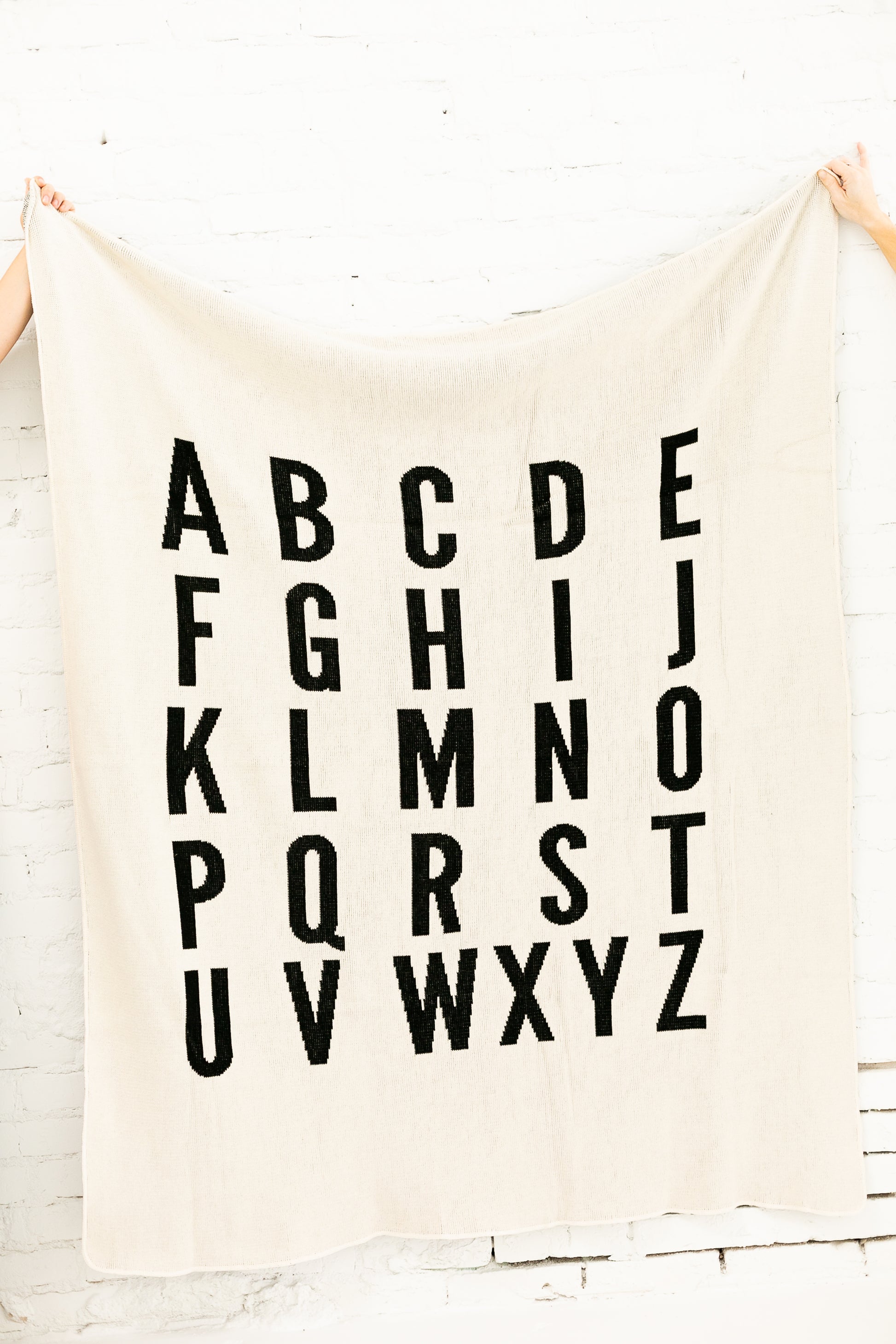 ABC Recycled Cotton Throw Blanket | Made in USA