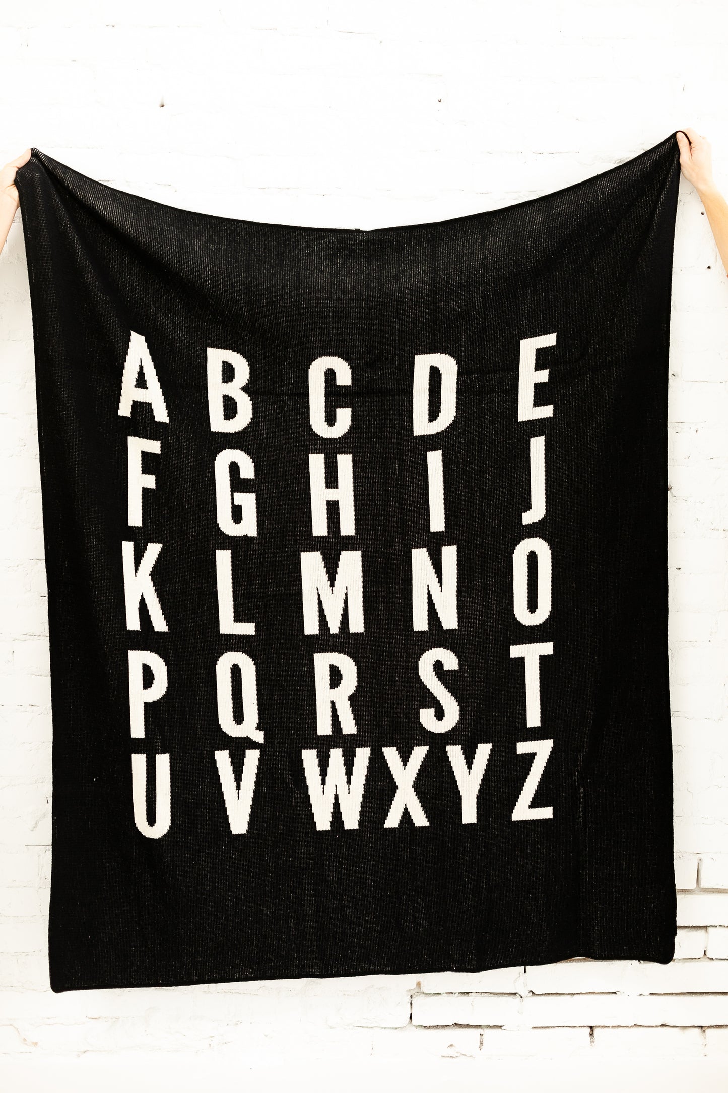 ABC Recycled Cotton Throw Blanket | Made in USA