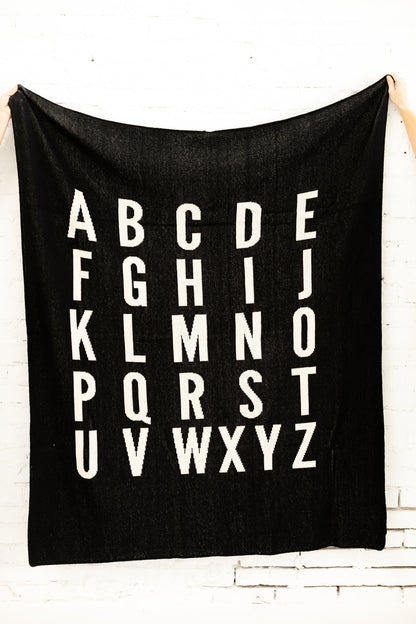 ABC Recycled Cotton Throw Blanket | Made in USA