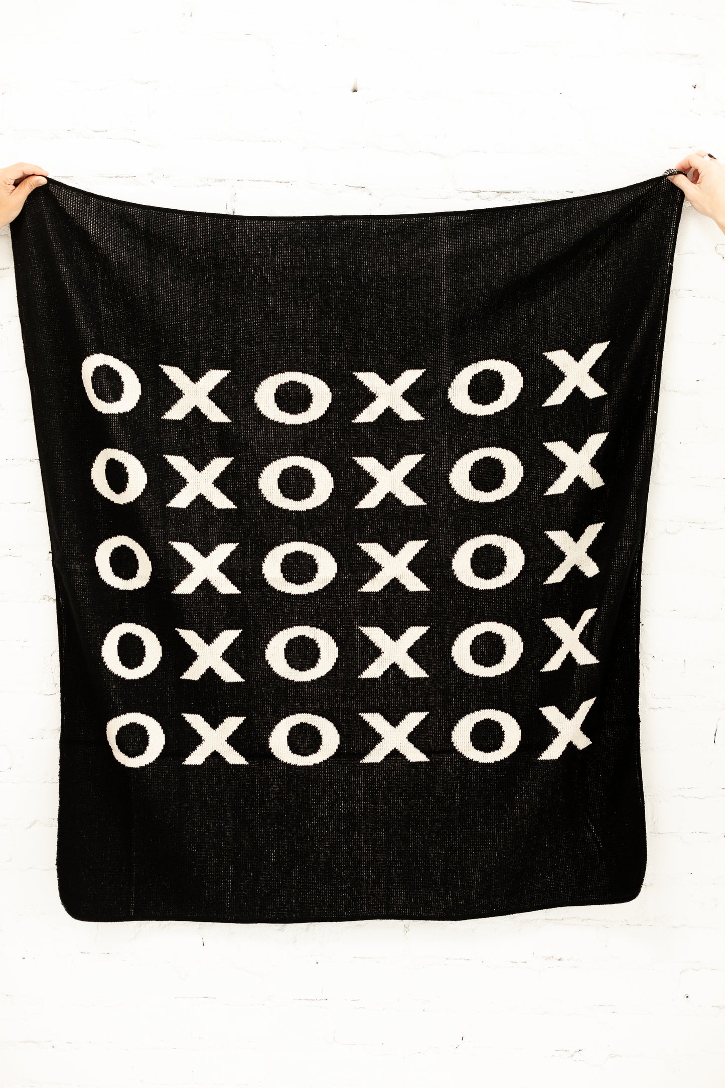XO Recycled Cotton Throw Blanket | Made in USA