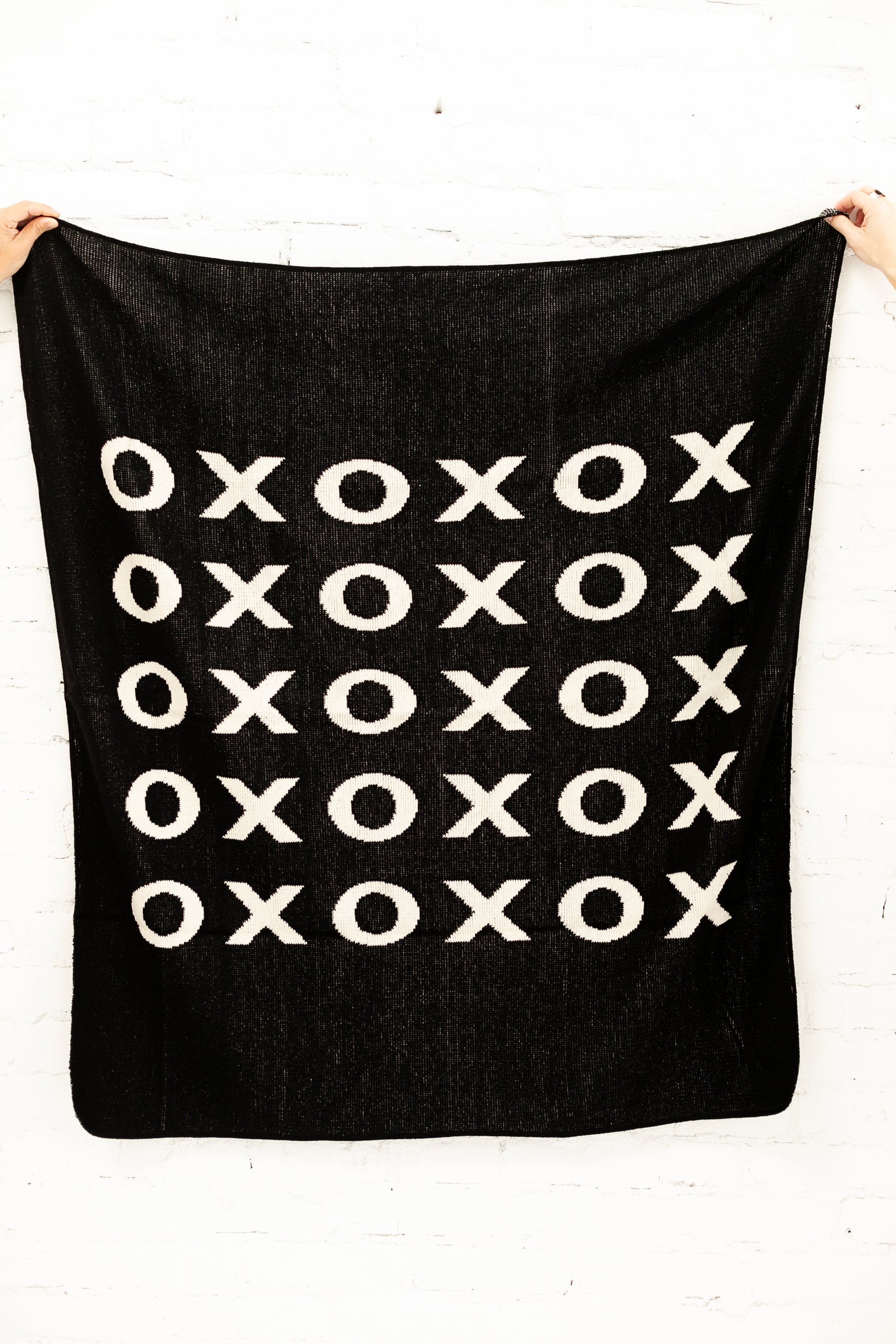 XO Recycled Cotton Throw Blanket | Made in USA
