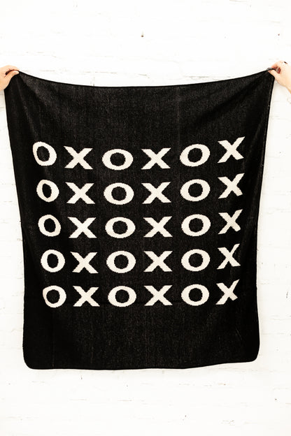 XO Recycled Cotton Throw Blanket | Made in USA