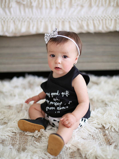 James 1:17 organic baby and kids tank by Modern Burlap