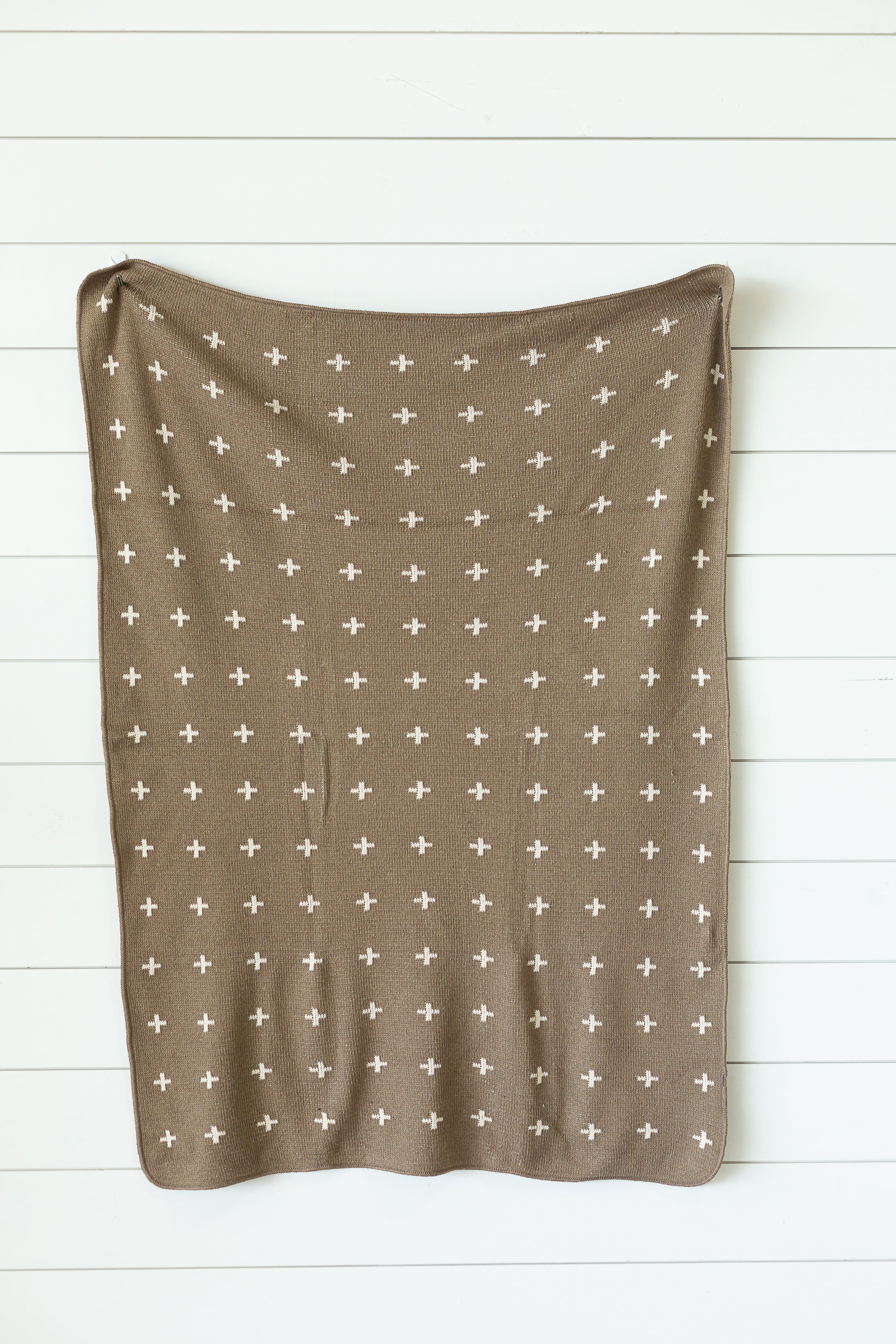 Mini Swiss Cross heritage design throw blanket