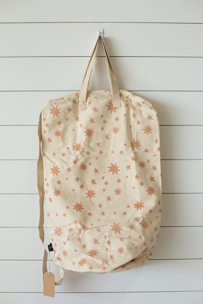 
                  
                    Load image into Gallery viewer, Cotton Canvas Laundry Bag With Shoulder Strap - Prints
                  
                