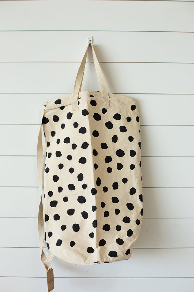 
                  
                    Load image into Gallery viewer, Cotton Canvas Laundry Bag With Shoulder Strap - Prints
                  
                