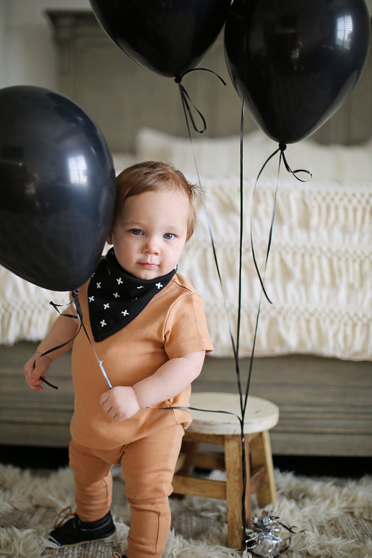 Solid color organic baby and toddler Basic Pant by Modern Burlap