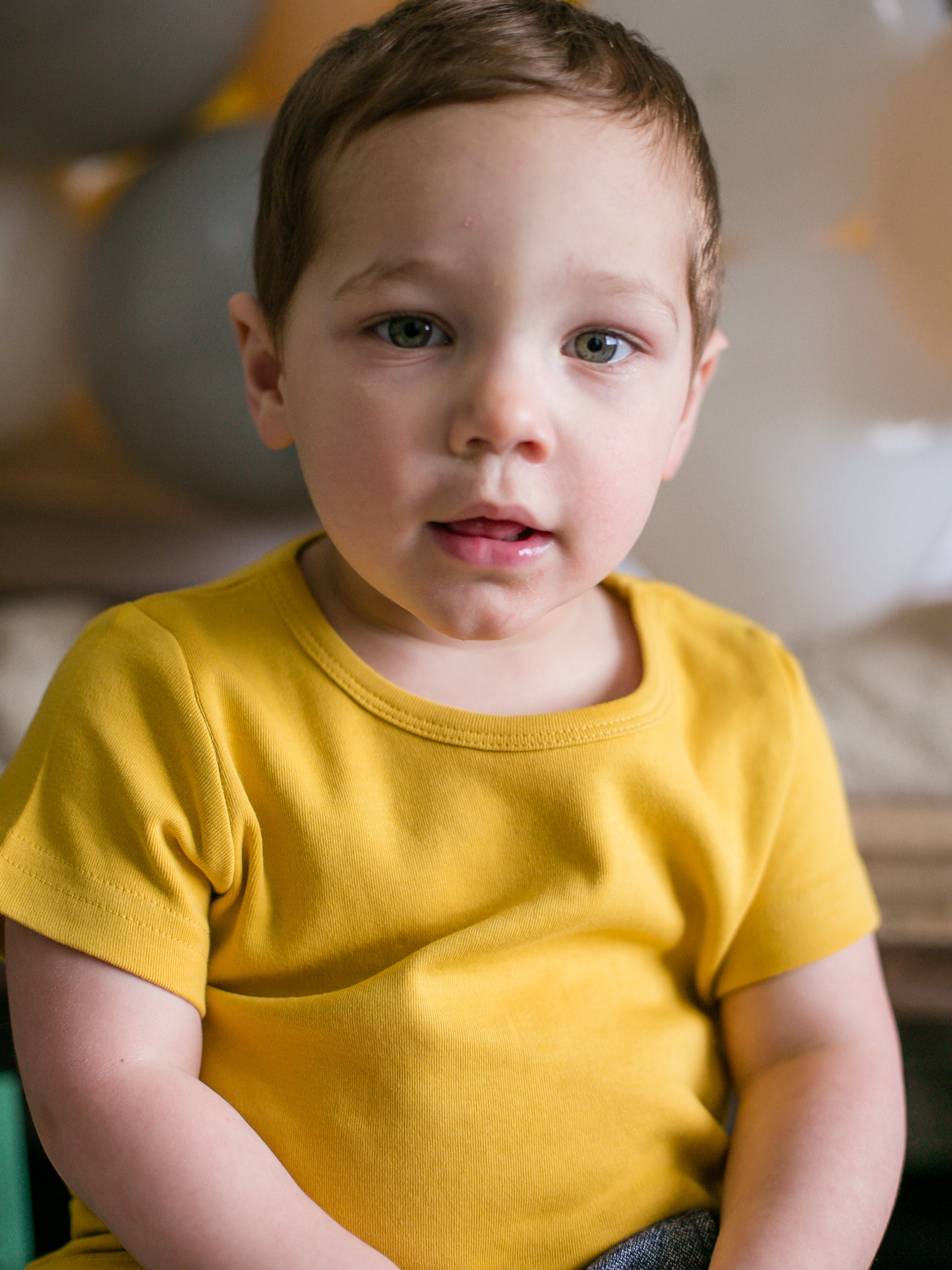 Organic baby and kids tee in solid colors – alternate view 5